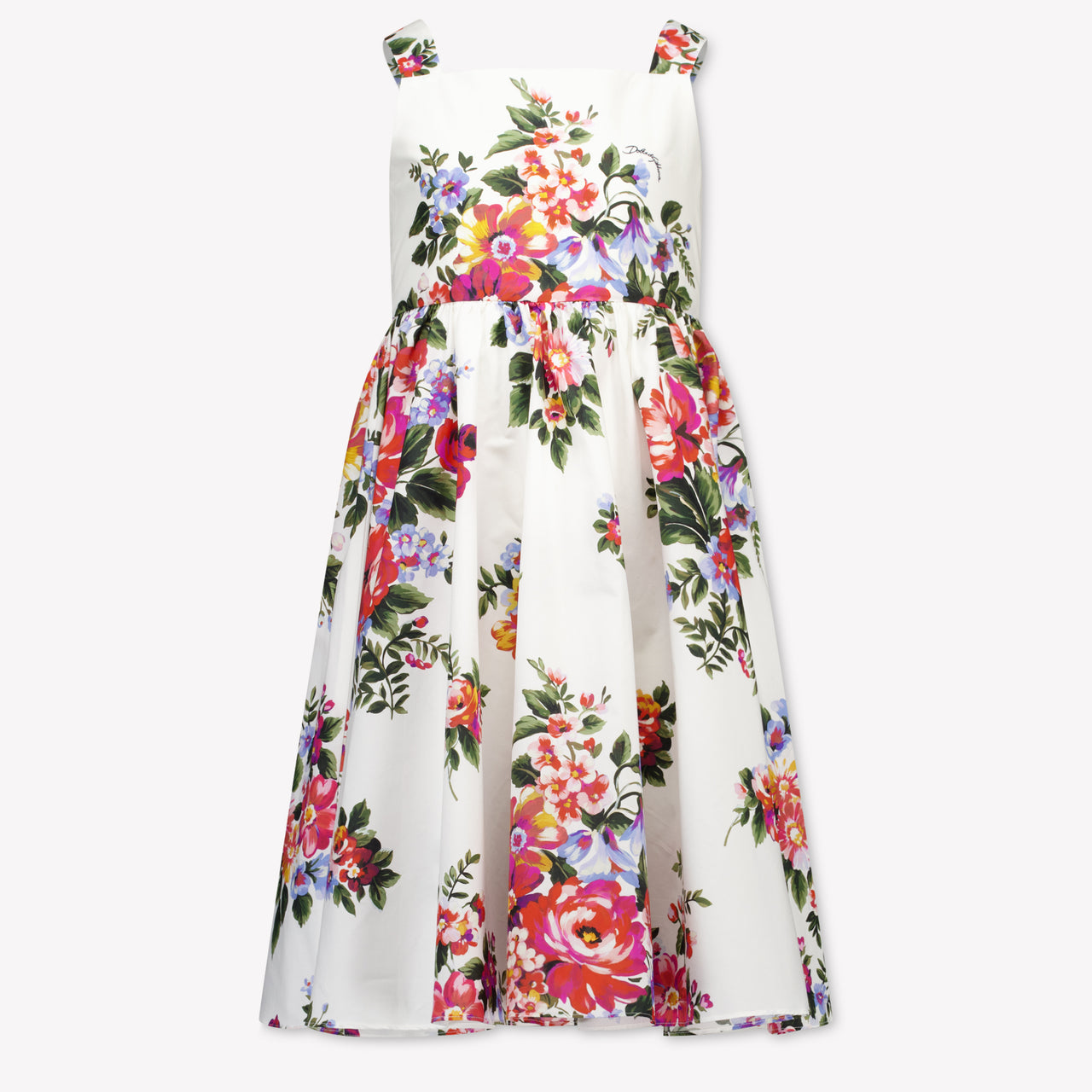 Dolce & Gabbana Kinder Meisjes Jurk In Wit