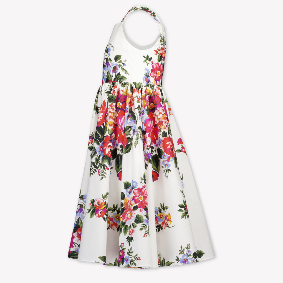 Dolce & Gabbana Kinder Meisjes Jurk In Wit