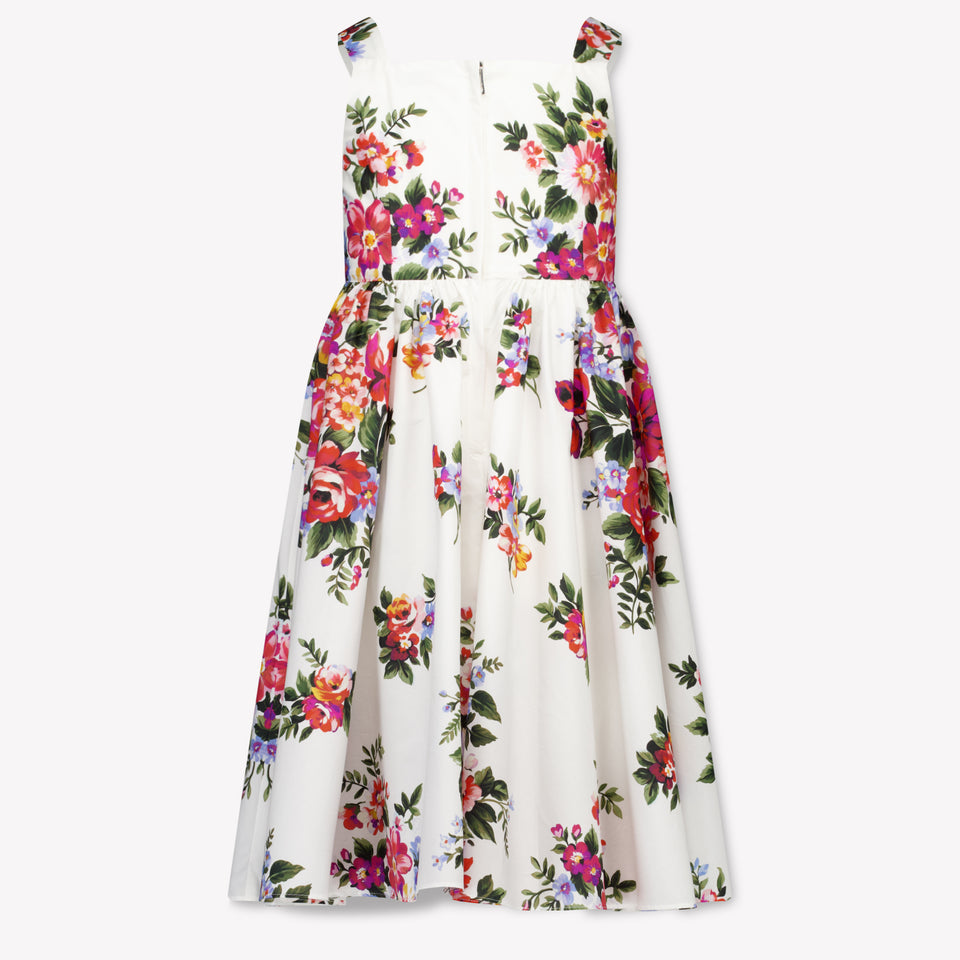 Dolce & Gabbana Kinder Meisjes Jurk In Wit