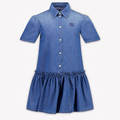 Dolce & Gabbana Kinder Meisjes Jurk In Jeans