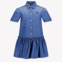 Dolce & Gabbana Kinder Meisjes Jurk In Jeans