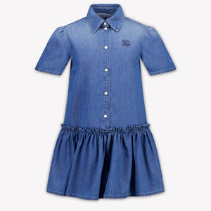 Dolce & Gabbana Kinder Meisjes Jurk In Jeans