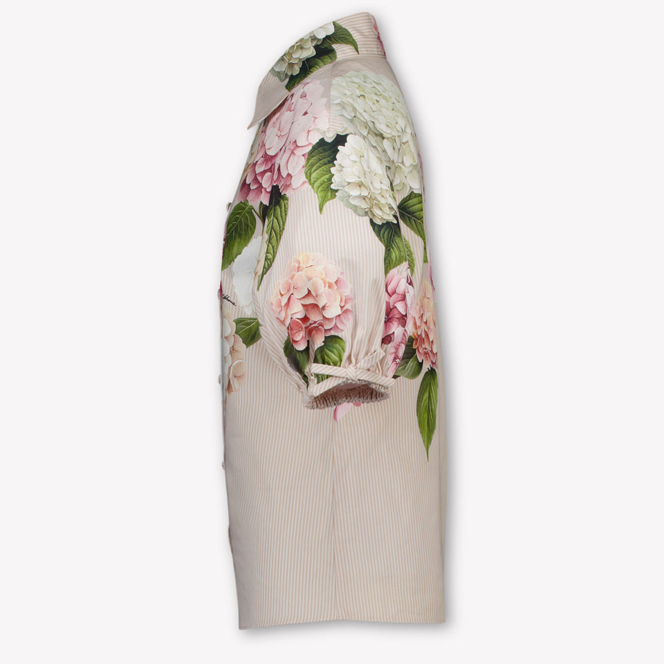 Dolce & Gabbana Kids Girls Blouse In Light Pink
