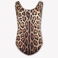 Dolce & Gabbana Kids Girls Swimwear In Panther