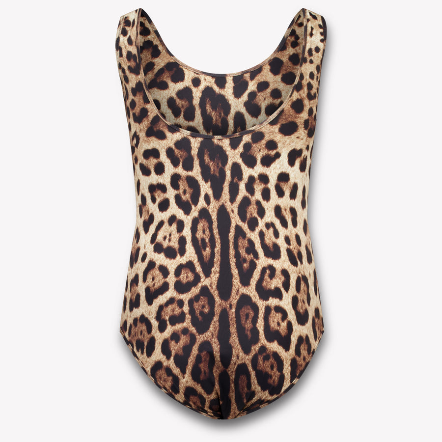 Dolce & Gabbana Kids Girls Swimwear In Panther