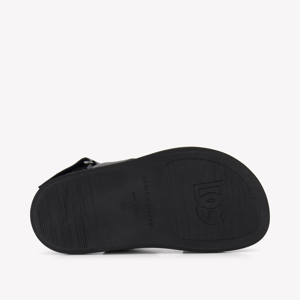 Dolce & Gabbana Unisex Sandalen In Zwart