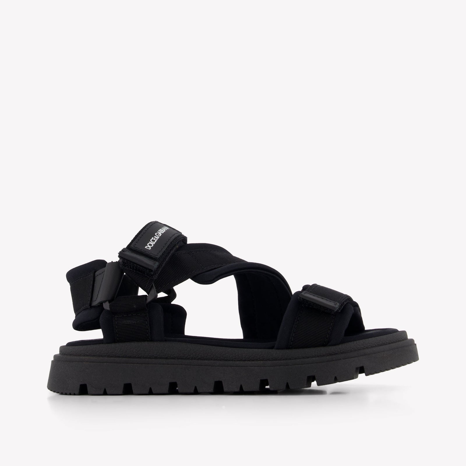 Dolce & Gabbana Unisex Sandals In Black