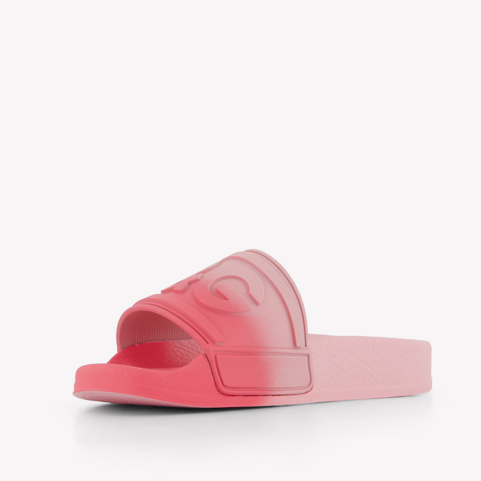 Dolce & Gabbana Girls Flipflops In Pink