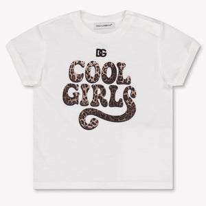 Dolce & Gabbana Baby Meisjes T-Shirt In Wit