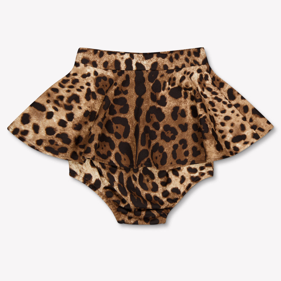 Dolce & Gabbana Baby Girls Skirt In Panther