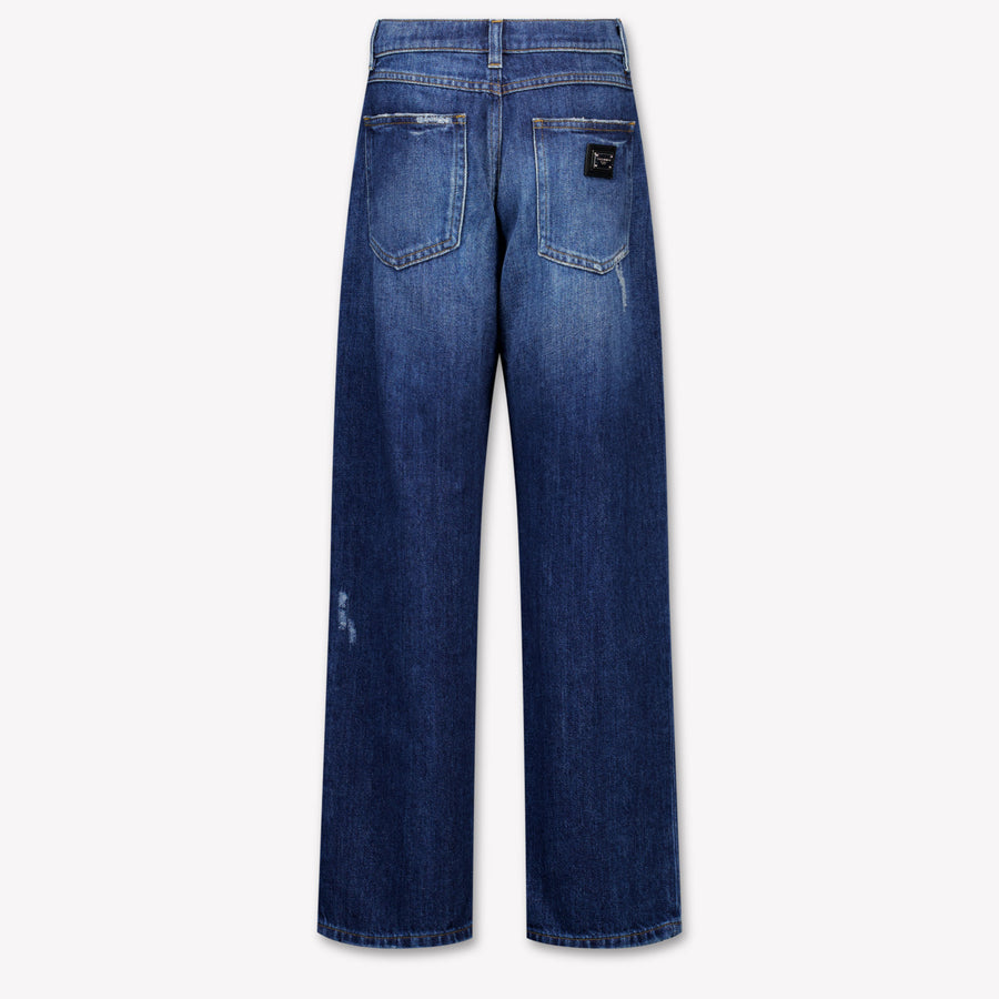 Dolce & Gabbana Kinder Jongens Jeans In Blauw