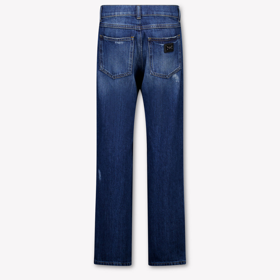 Dolce & Gabbana Kinder Jongens Jeans In Blauw