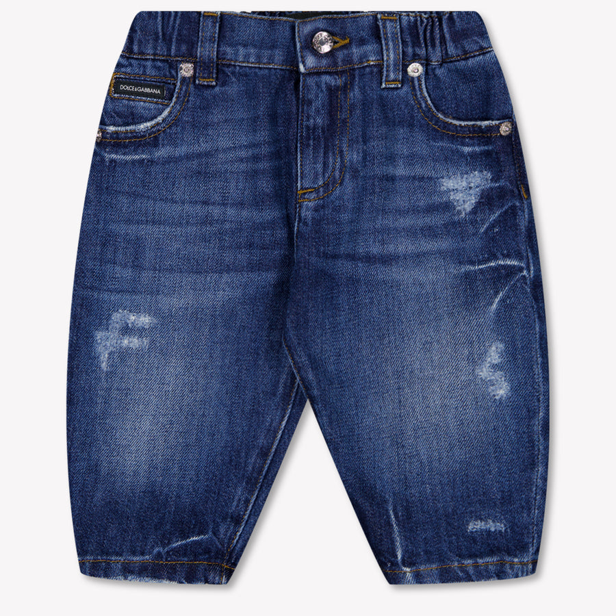 Dolce & Gabbana Baby Jongens Jeans In Blauw