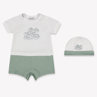 Dolce & Gabbana Baby Boys Playsuit In Light Green