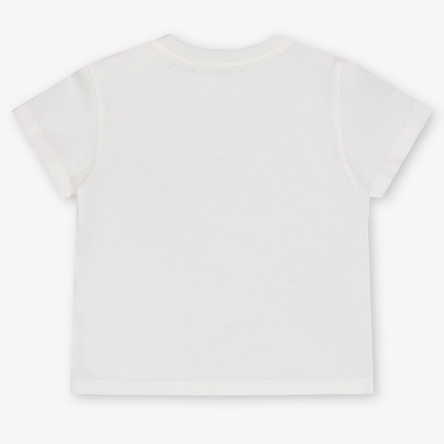 Dolce & Gabbana Baby Jongens T-Shirt In Wit
