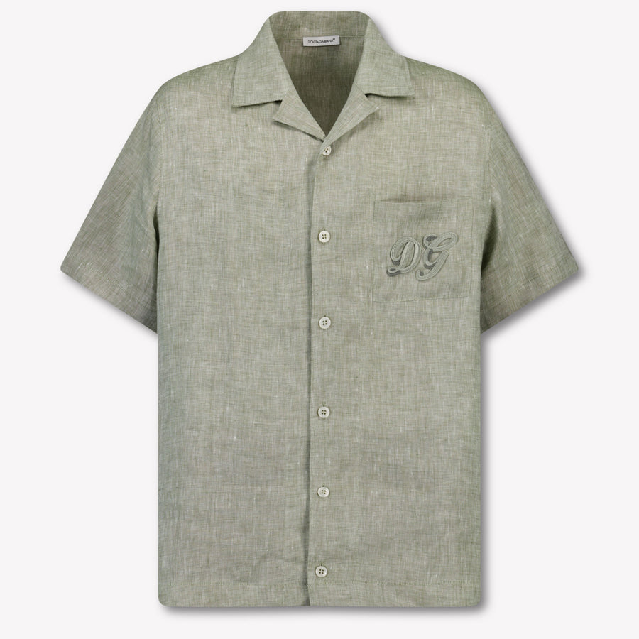 Dolce & Gabbana Kinder Jongens Blouse In Licht Groen