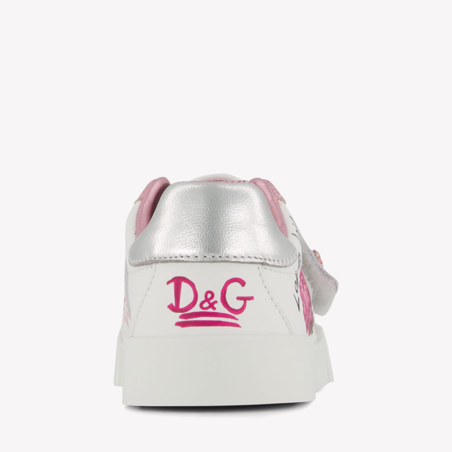 Dolce & Gabbana Meisjes Sneakers In Wit