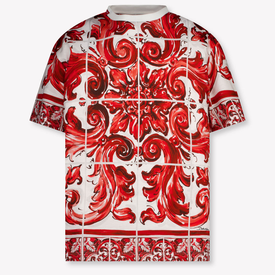 Dolce & Gabbana Kinder Jongens T-Shirt In Rood