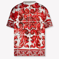 Dolce & Gabbana Kinder Jongens T-Shirt In Rood