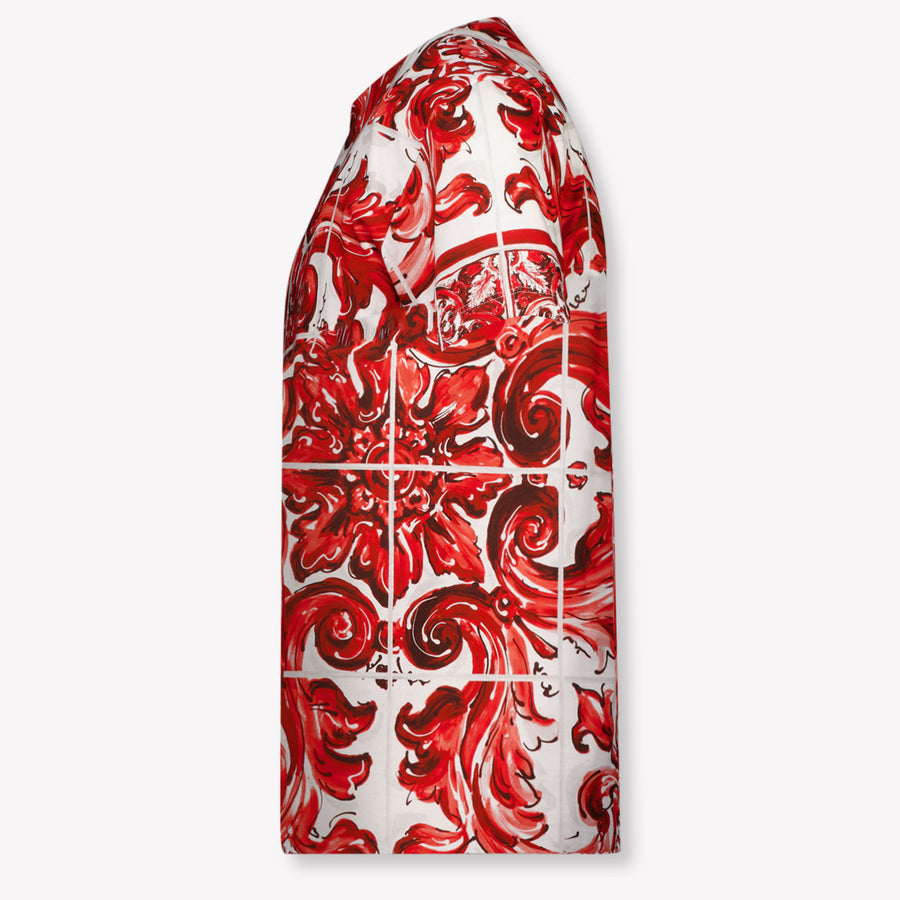 Dolce & Gabbana Kinder Jongens T-Shirt In Rood