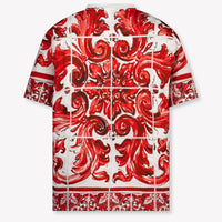 Dolce & Gabbana Kinder Jongens T-Shirt In Rood