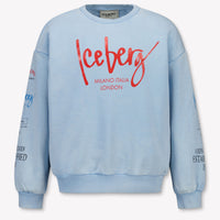 Iceberg Kids Boys Sweater In Light Blue
