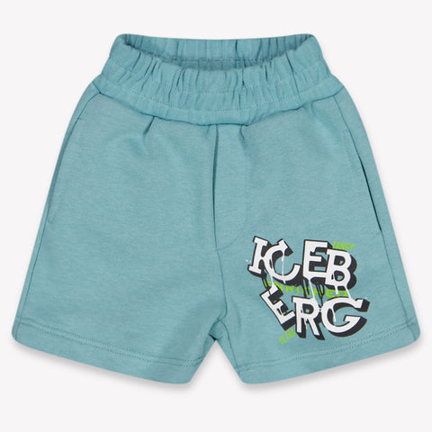 Iceberg Baby Boys Shorts In Mint
