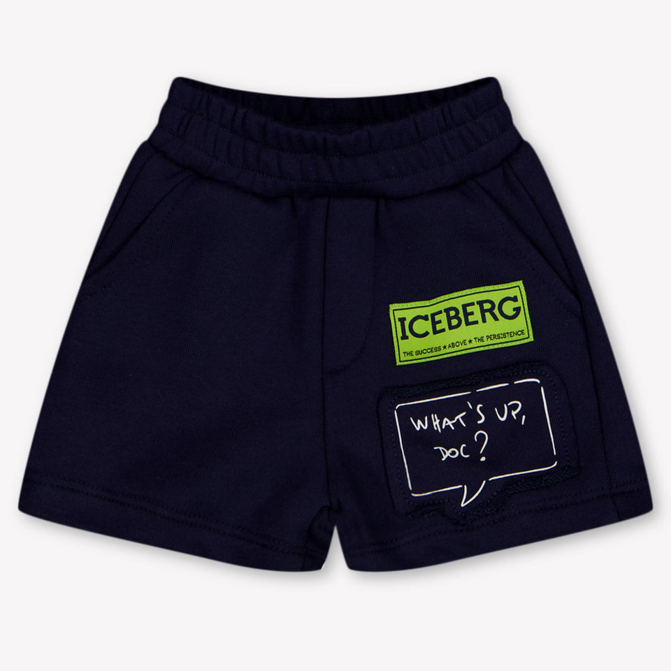Iceberg Baby Jongens Shorts In Navy