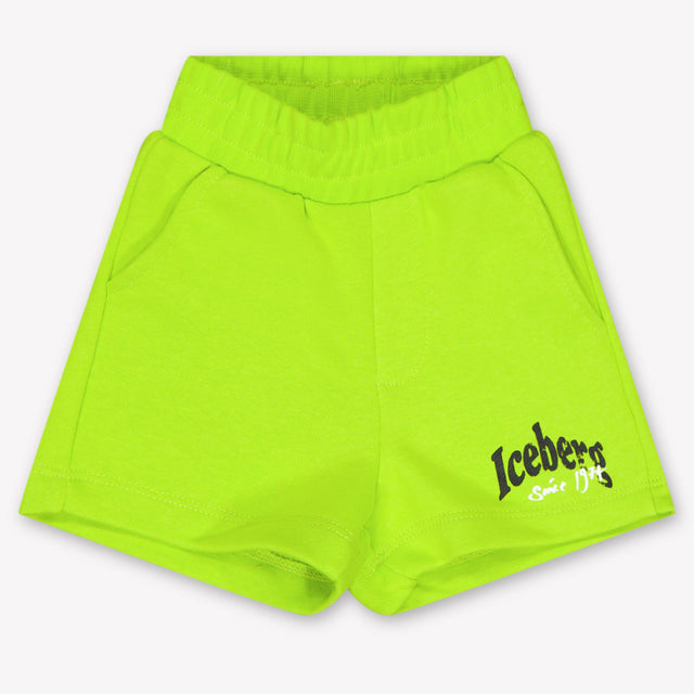 Iceberg Baby Jongens Shorts In Lime
