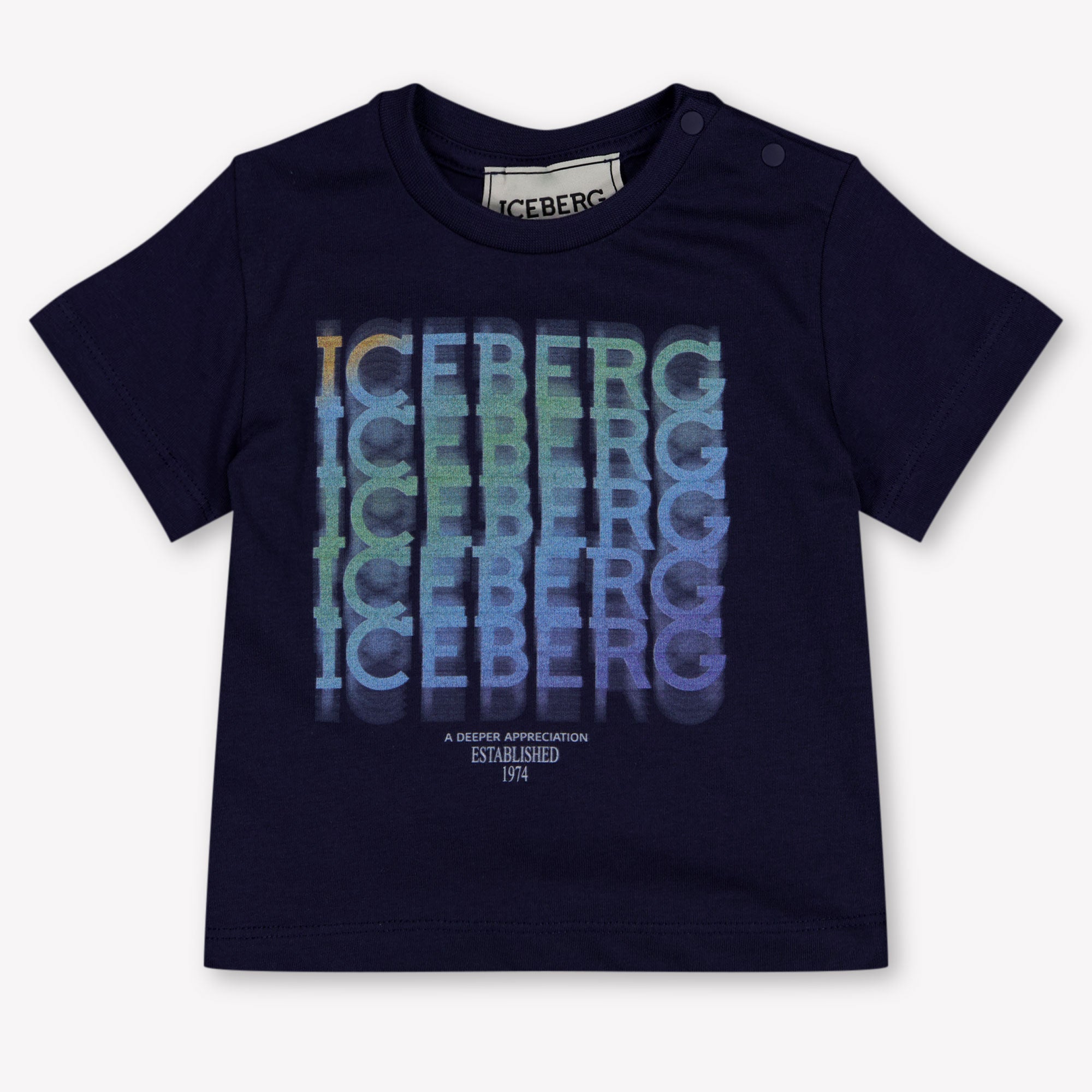 Iceberg Baby Boys Set In Navy