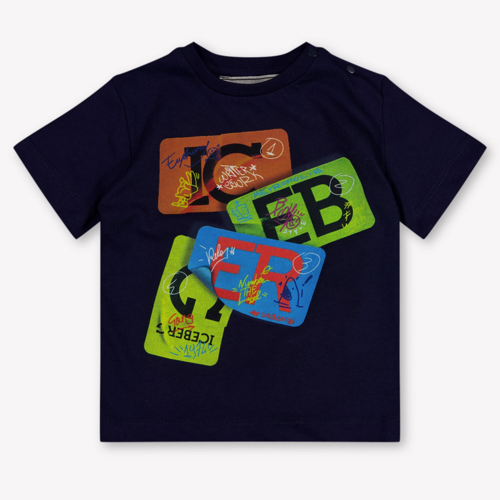 Iceberg Baby Boys T-Shirt In Navy