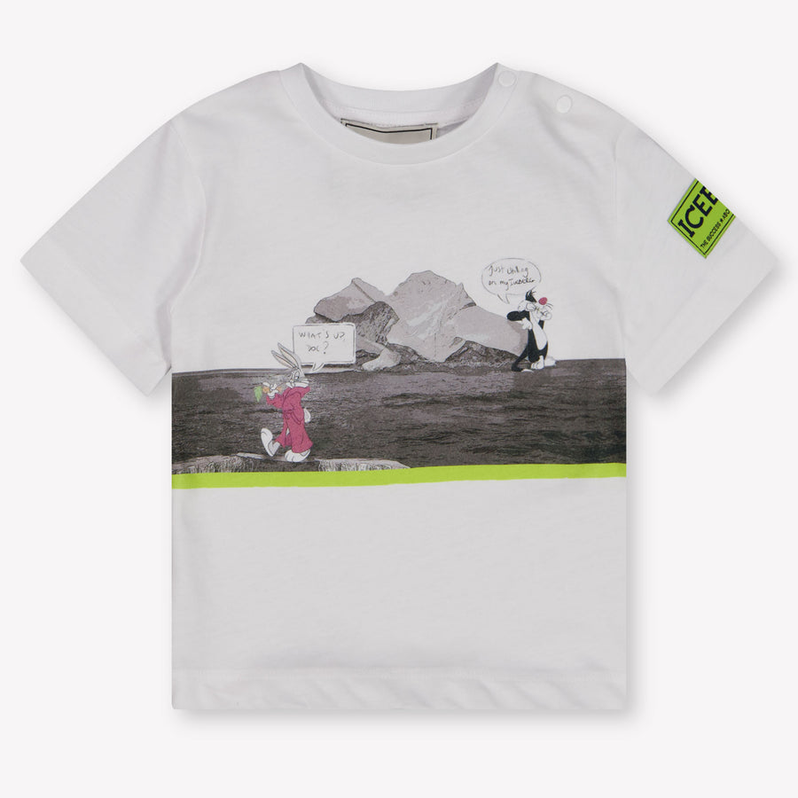 Iceberg Baby Jongens T-Shirt In Wit