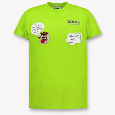 Iceberg Kinder Jongens T-Shirt In Lime
