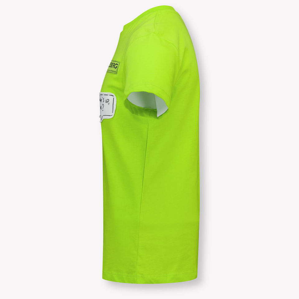 Iceberg Kids Boys T-Shirt In Lime