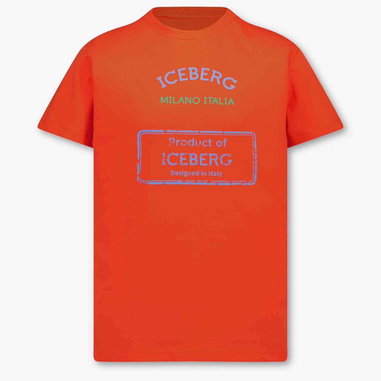 Iceberg Kids Boys T-Shirt In Orange
