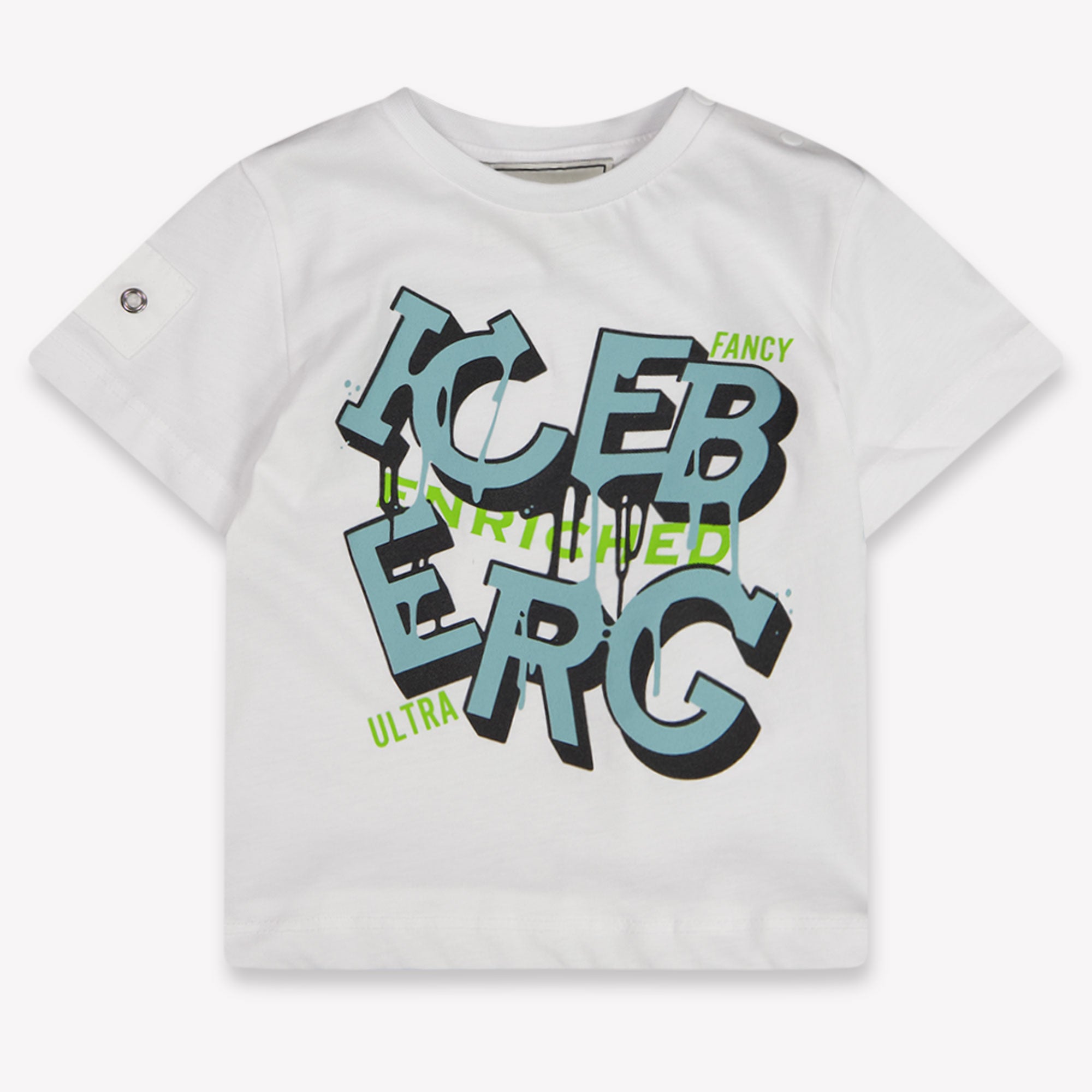 Iceberg Baby Jongens T-Shirt In Wit