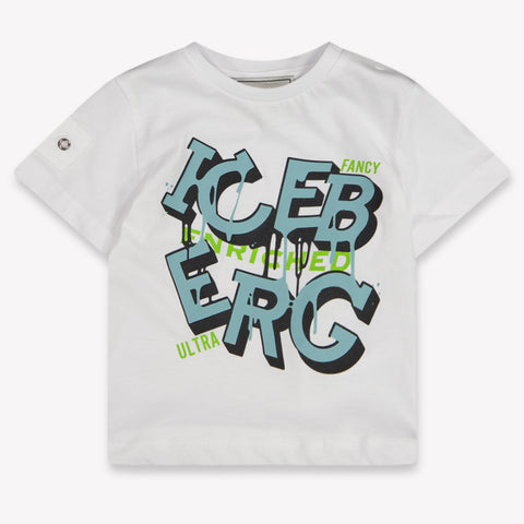 Iceberg Baby Jongens T-Shirt In Wit