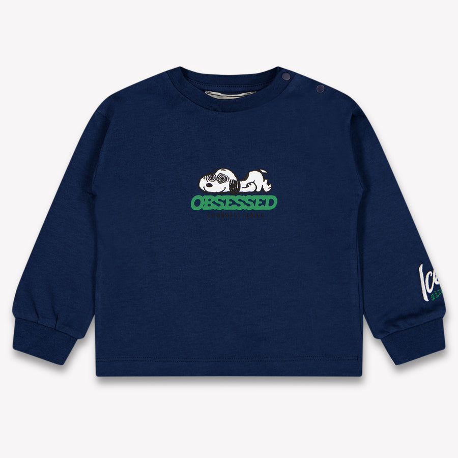 Iceberg Baby Jongens T-Shirt In Navy