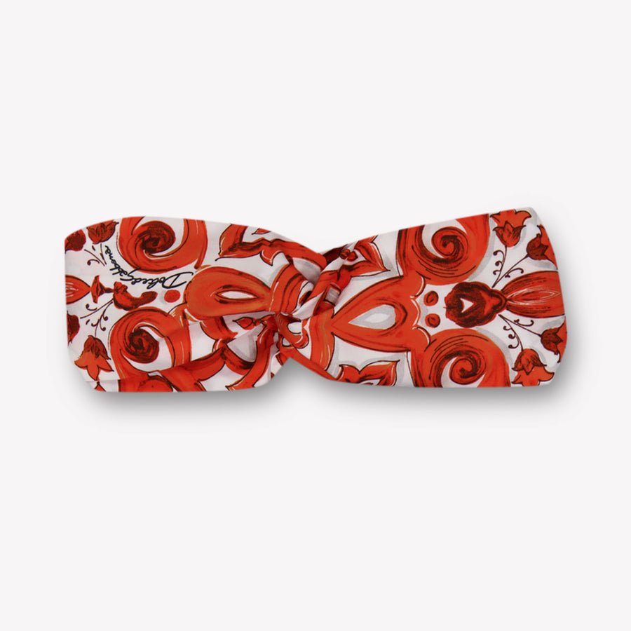 Dolce & Gabbana Baby Meisjes Accessoire In Oranje