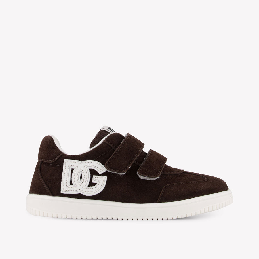 Dolce & Gabbana Kinder Jongens Sneakers In Bruin