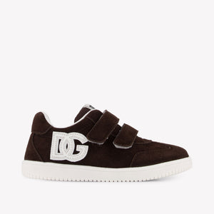Dolce & Gabbana Boys Sneakers In Brown
