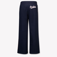 Dolce & Gabbana Kids Girls Pants In Navy