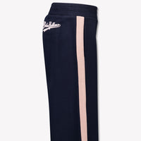 Dolce & Gabbana Kids Girls Pants In Navy
