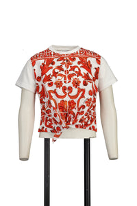 Dolce & Gabbana Kinder Meisjes T-Shirt In Oranje