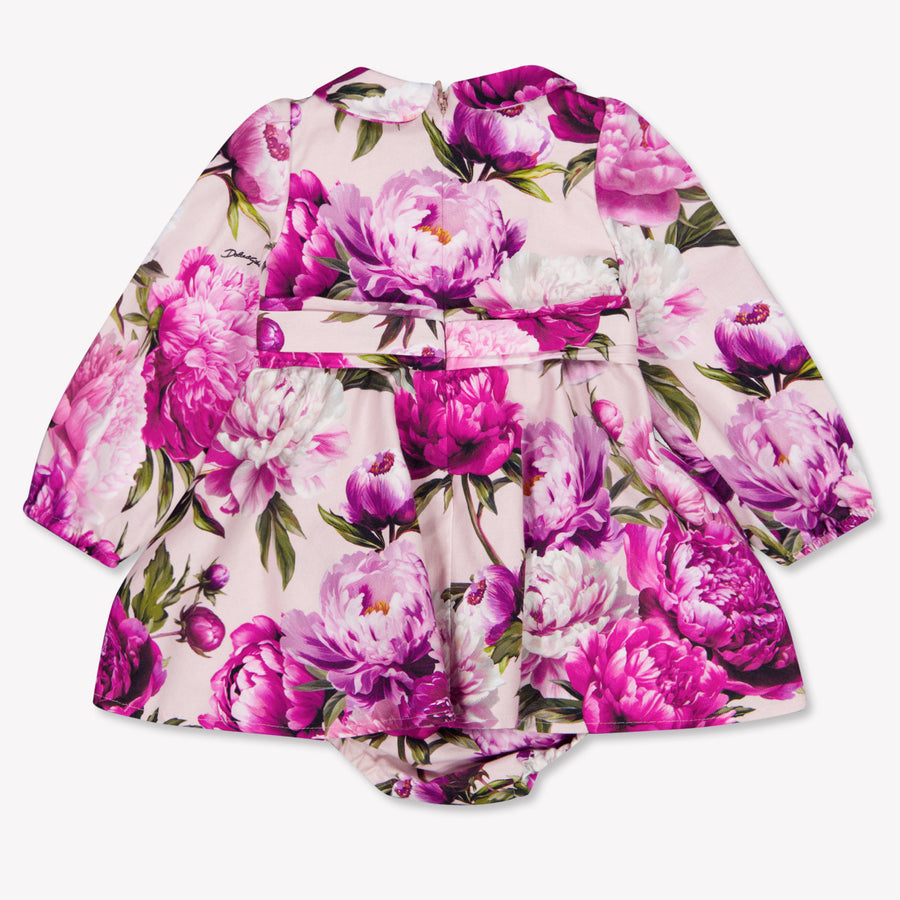 Dolce & Gabbana Baby Meisjes Jurk In Roze