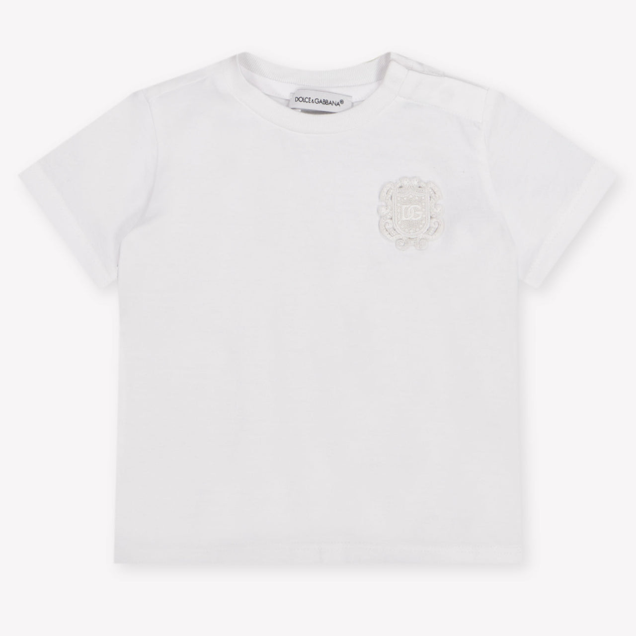 Dolce & Gabbana Baby Jongens T-Shirt In Wit