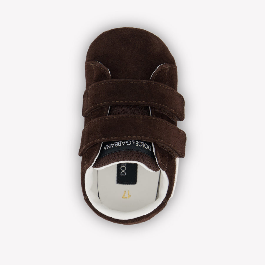 Dolce & Gabbana Baby Boys Sneakers In Brown