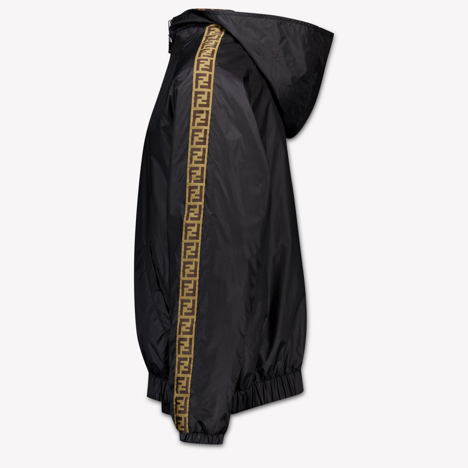 Fendi Kids Unisex Summer jacket In Black