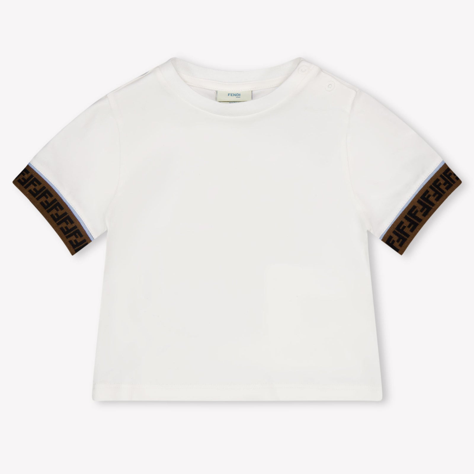 Fendi Baby Unisex T-Shirt In Wit