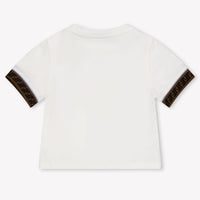 Fendi Baby Unisex T-Shirt In Wit